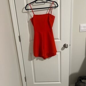 Red Strappy Dress